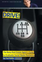Cover for 'DRIVE! The Busy Realtors' Guide to Profitable Social Media Marketing'