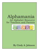 Cover for 'Alphamania: An Alphabet Resource for Teachers and Parents'