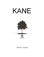 Cover for 'Kane'
