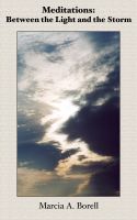 Cover for 'Meditations:  Between the Light and the Storm'