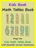 Kids Math Tables Book : Teach Math Tables To Your Kids by Megs 