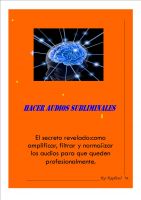 Cover for 'Hacer audios subliminales:el secreto revelado'