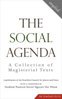 Cover for 'The Social Agenda: A Collection of Magisterial Texts'
