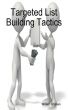 Targeted List Building Tactics by William Graham