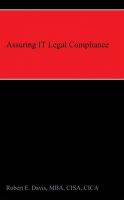 Assuring IT Legal Compliance cover