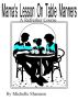 Mama's Lesson on Table Manners by Michelle Shannon