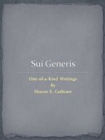 Sui Generis cover
