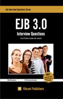 Cover for 'EJB 3.0 Interview Questions You'll Most Likely Be Asked'