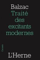 Cover for 'Trait&eacute; des excitants modernes'