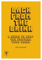Cover for 'Back From The Brink - A Guide To Help You Control Your Drink'
