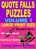 Quote Falls Puzzles by Ted Summerfield