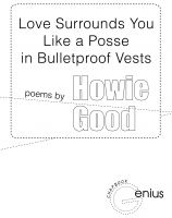 Cover for 'Love Surrounds You Like a Posse in Bulletproof Vests'
