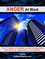 Cover for 'ANGER At Work'