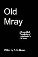 Cover for 'Old Mray: A Scrambled Translation of Louis Becke's Old Mary'