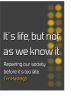 It's life, but not as we know it by Tim Hadleigh