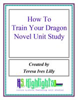 Cover for 'How to Train Your Dragon Novel Unit Study'