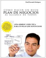 Cover for 'Plan De Negocios: Una Gu&iacute;a Simple Y Efectiva  Para Un Plan De Negocios Que Si Funcione'