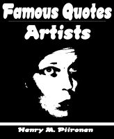 Cover for 'Famous Quotes on Artists'