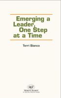 Cover for 'Emerging a Leader, One Step at a Time'