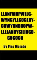 Cover for 'Llanfairpwllgwyngyllgogerychwyrndropwllllandysiliogogogoch'
