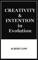 Cover for 'Creativity and Intention in Evolution'