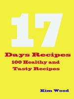 Cover for '17 Days Recipes:100 Healthy and Tasty Recipes'
