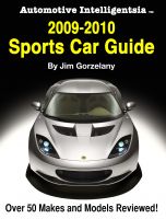 Cover for 'Automotive Intelligentsia 2009-2010 Sports Car Guide'