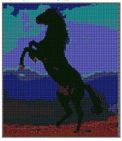 Horses Cross Stitch Pattern horses -  www.Crosstitch.com - Cross