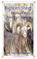 Cover for 'Bighorn Sheep: World of the Mountain Walkers'
