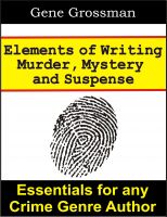 Cover for 'Elements of Writing Murder, Mystery & Suspense'