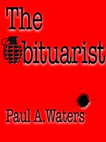 Cover for 'The Obituarist'